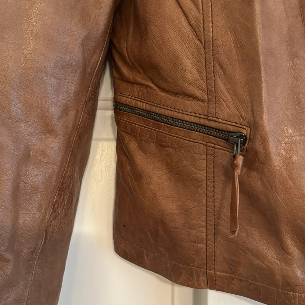 Andrew Marc-Marc New York Leather Jacket NWOT - Picture 4 of 9